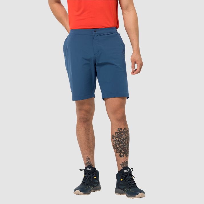 Jack Wolfskin Mens Jwp Shorts Indigo Blue 307261CZR